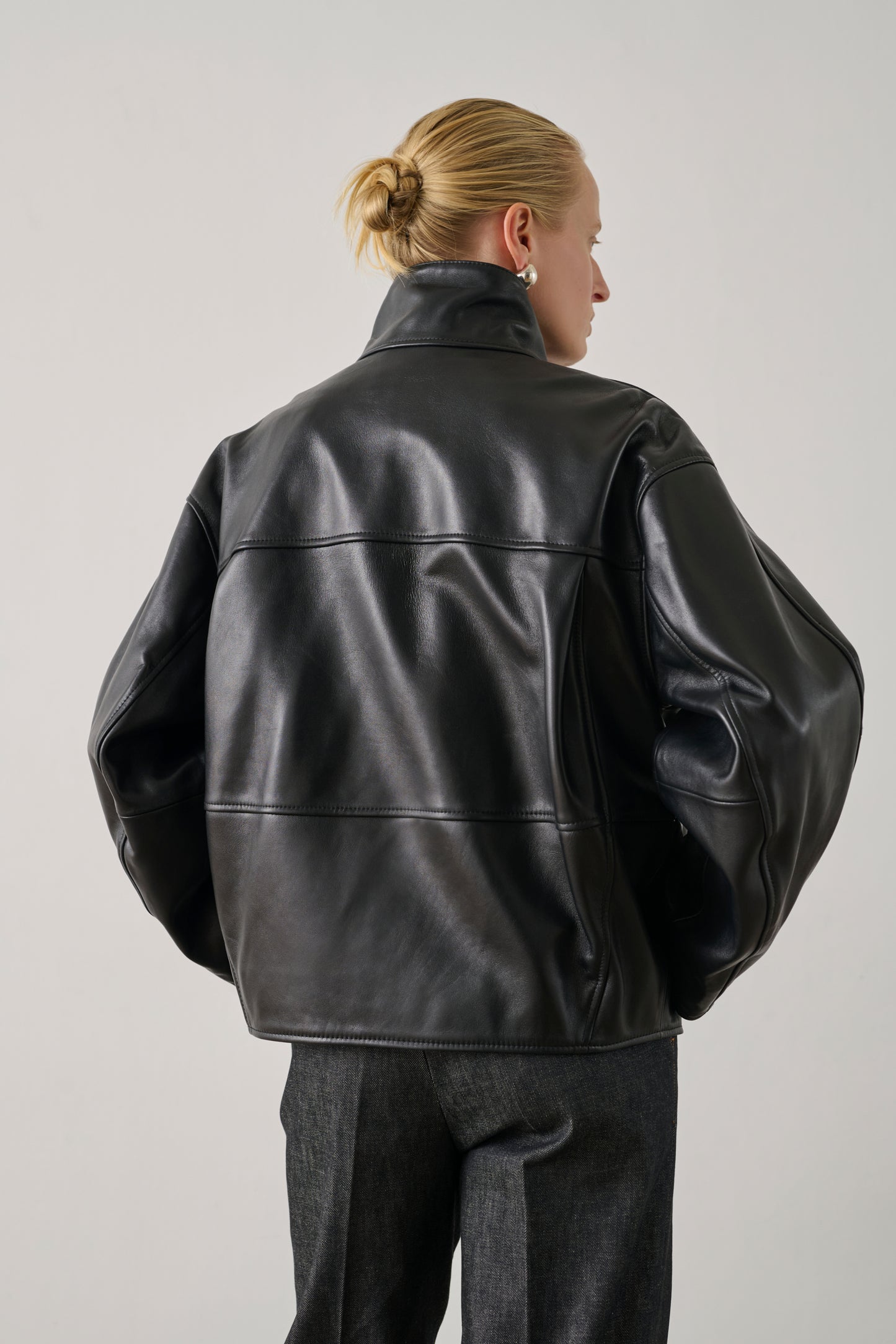 Jacke Gamma - Schwarz - Leder - Damen