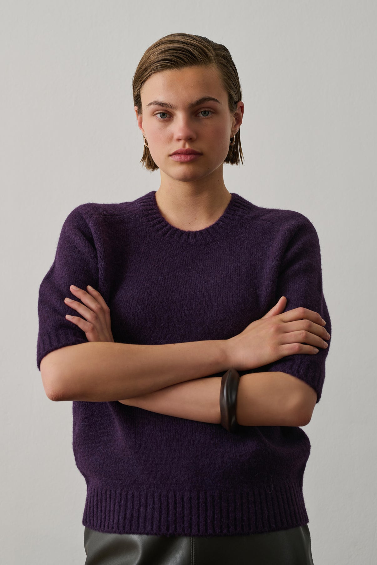 Pull Betina - Violet - Femme vue 2