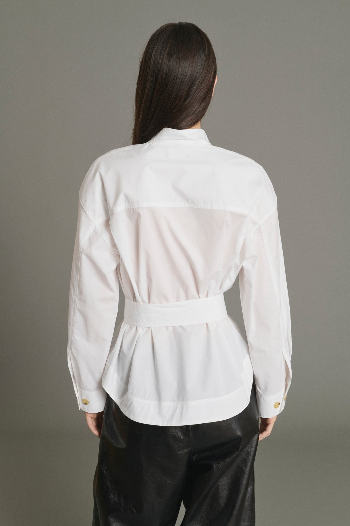 Bluse Lizzie – Gebrochenes Weiß – Baumwolle – Damen vue 2