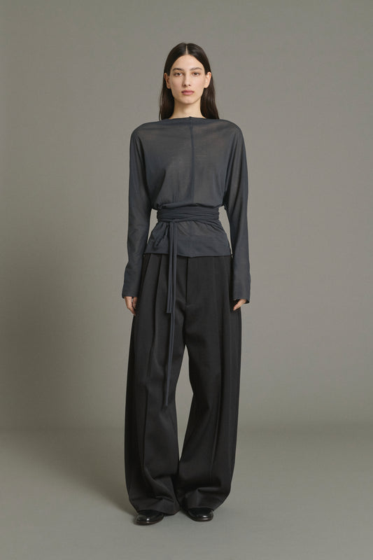 Luth T-Shirt - Anthracite Grey - Cotton - Women