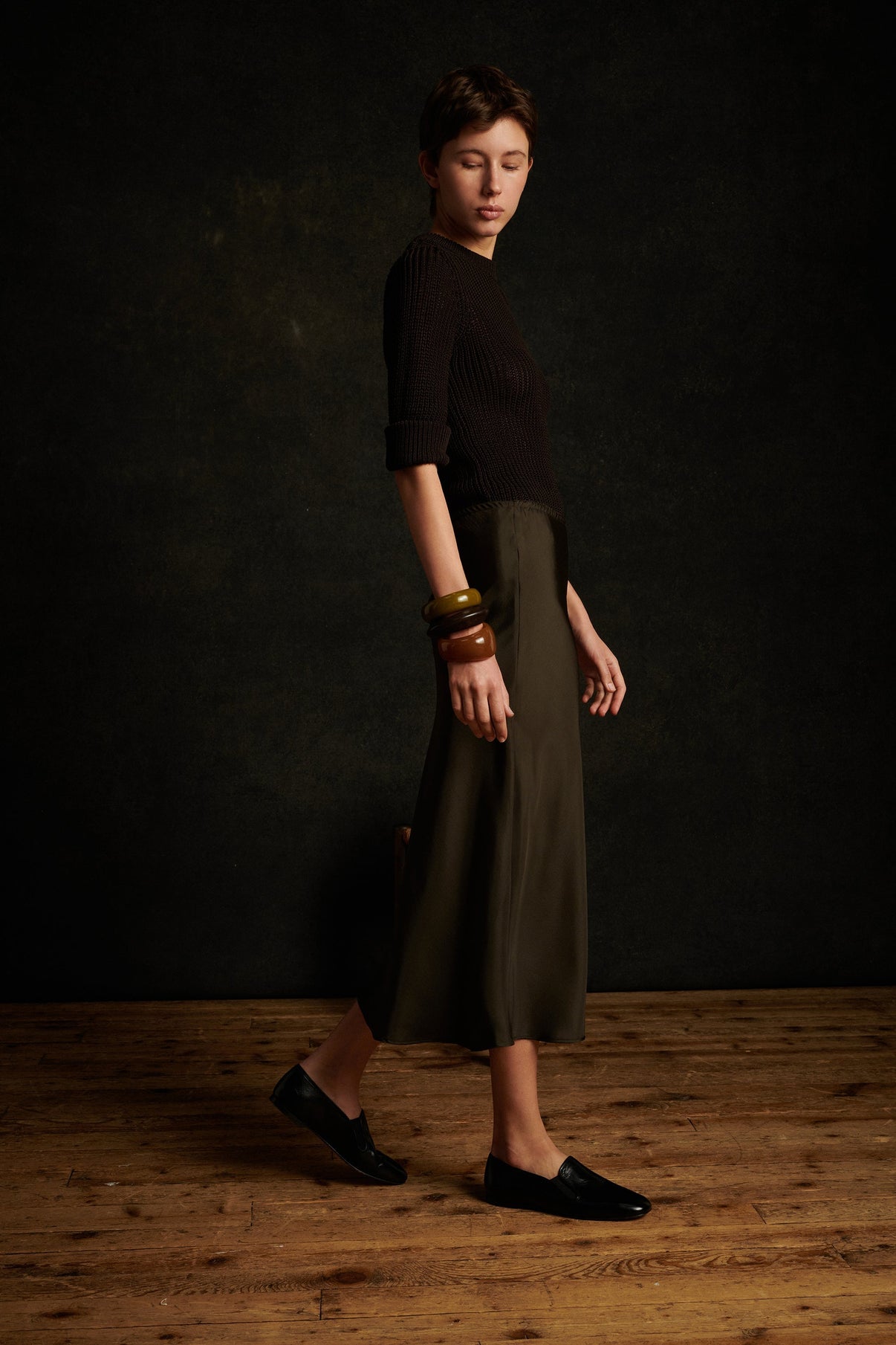 JUPE FEVER KAKI vue 4