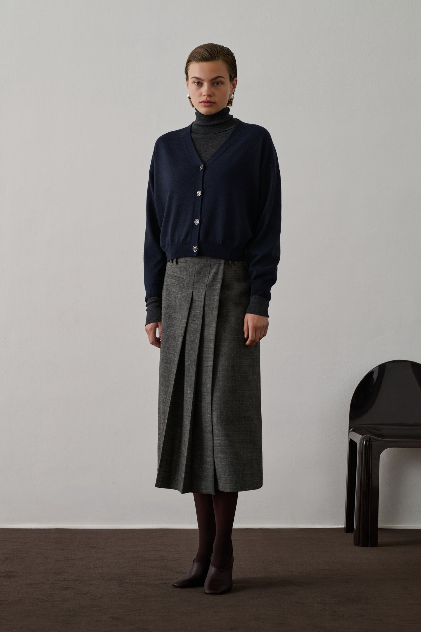 Cardigan Idem - Navy - Femme