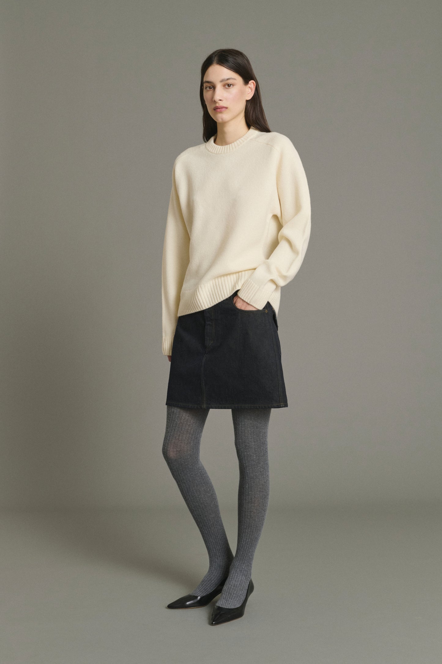 Rock Lacy – Schwarz – Baumwolle – Damen