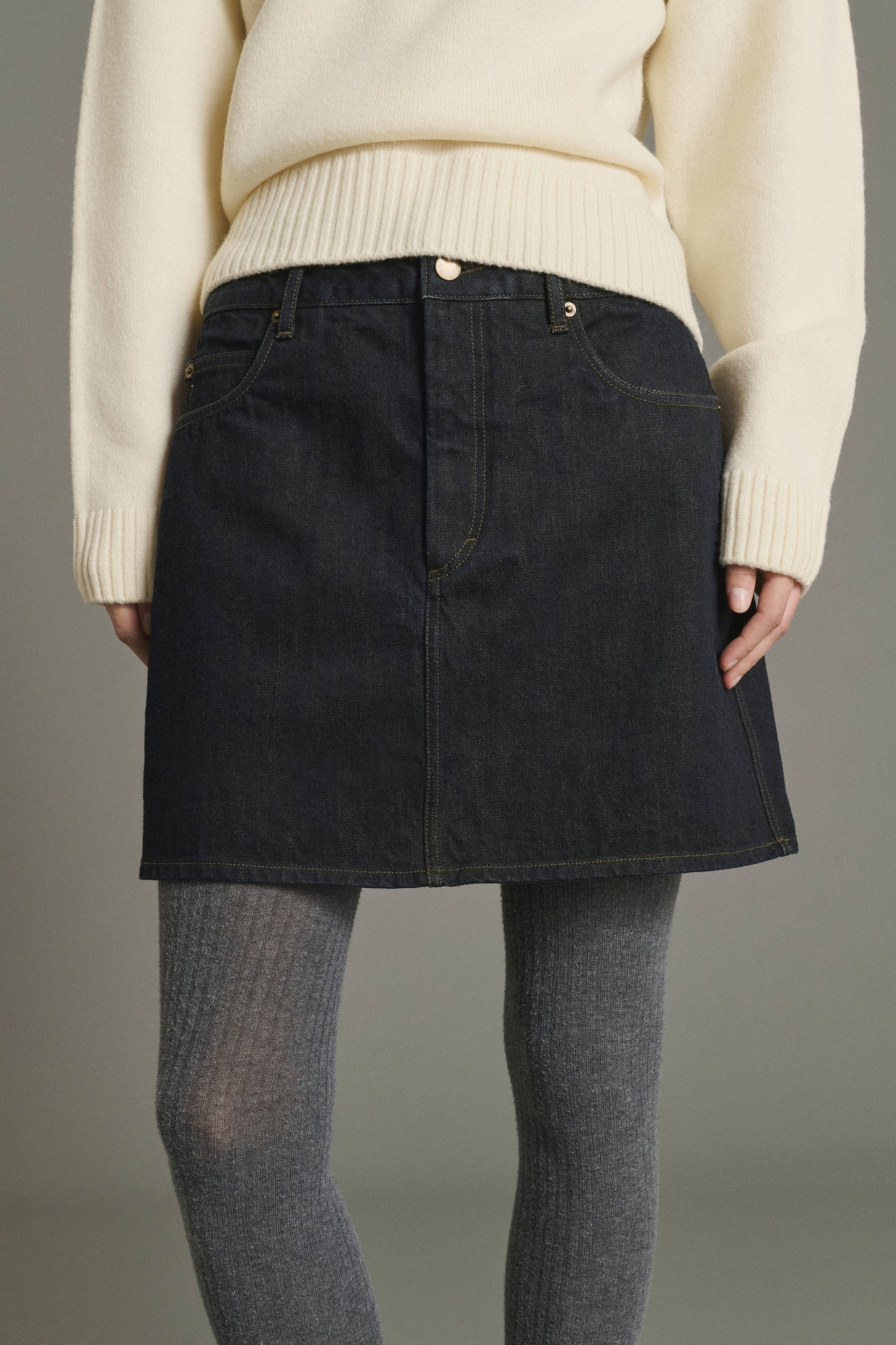 Rock Lacy - Schwarz - Baumwolle - Damen