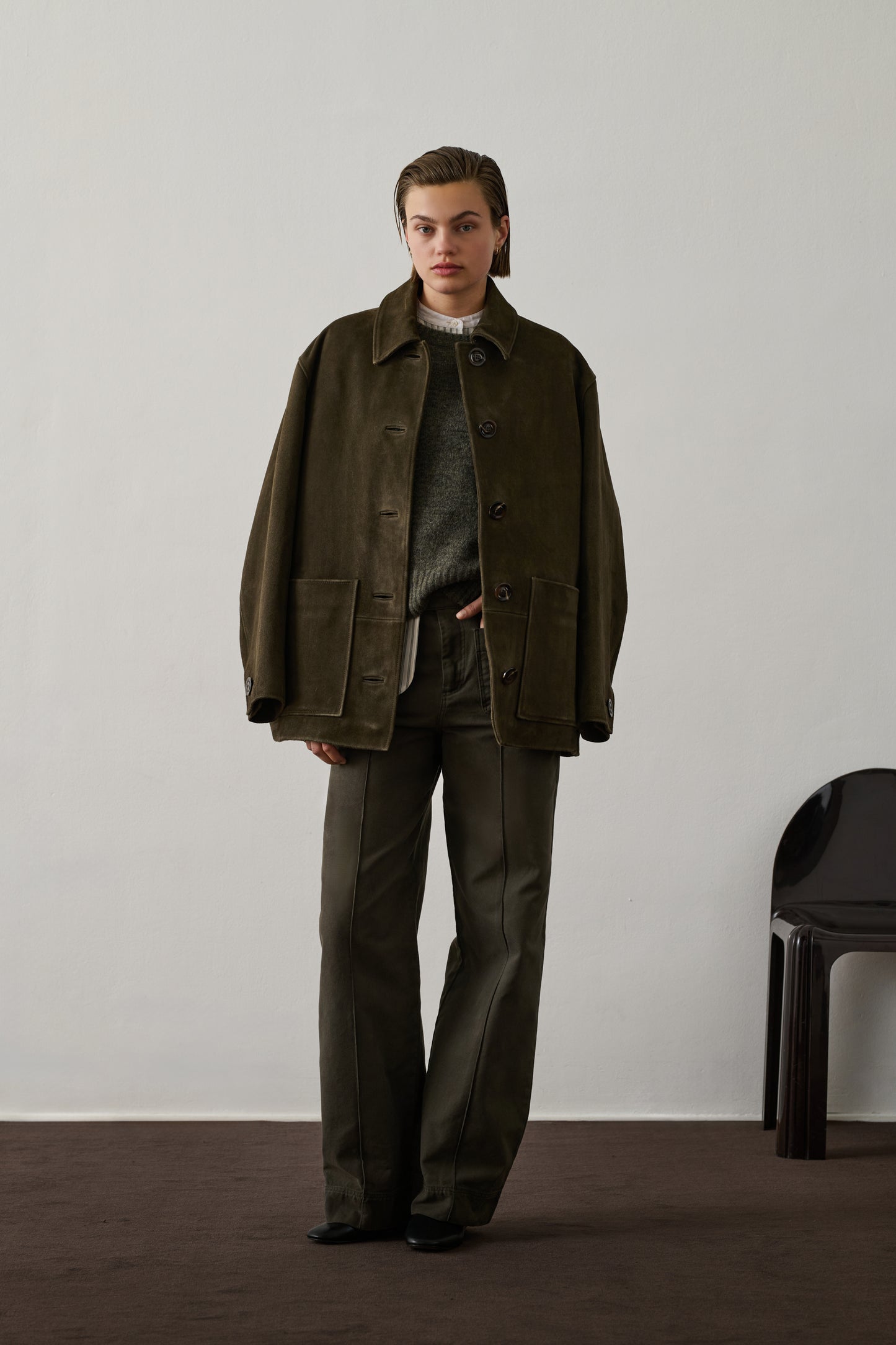 Jean Harold - Kaki - Coton - Femme