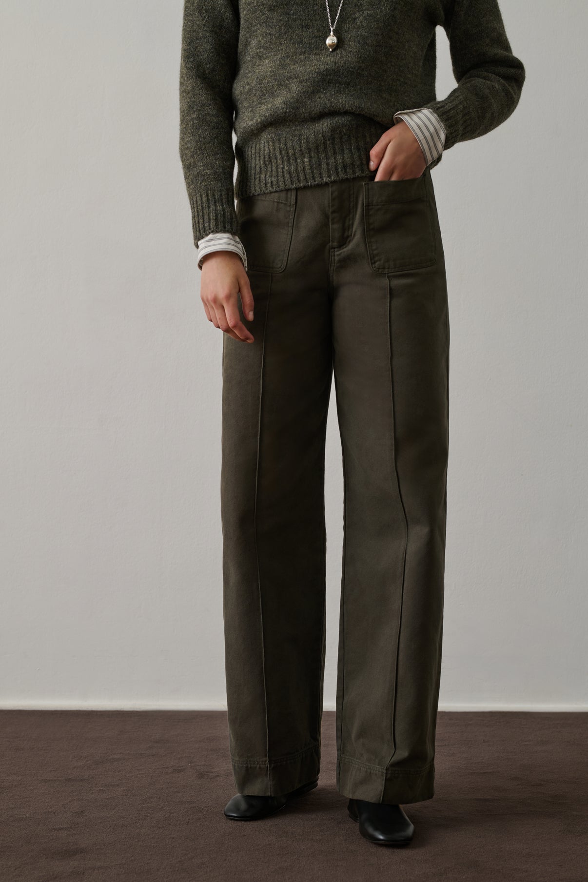 Jean Harold - Kaki - Coton - Femme vue 2