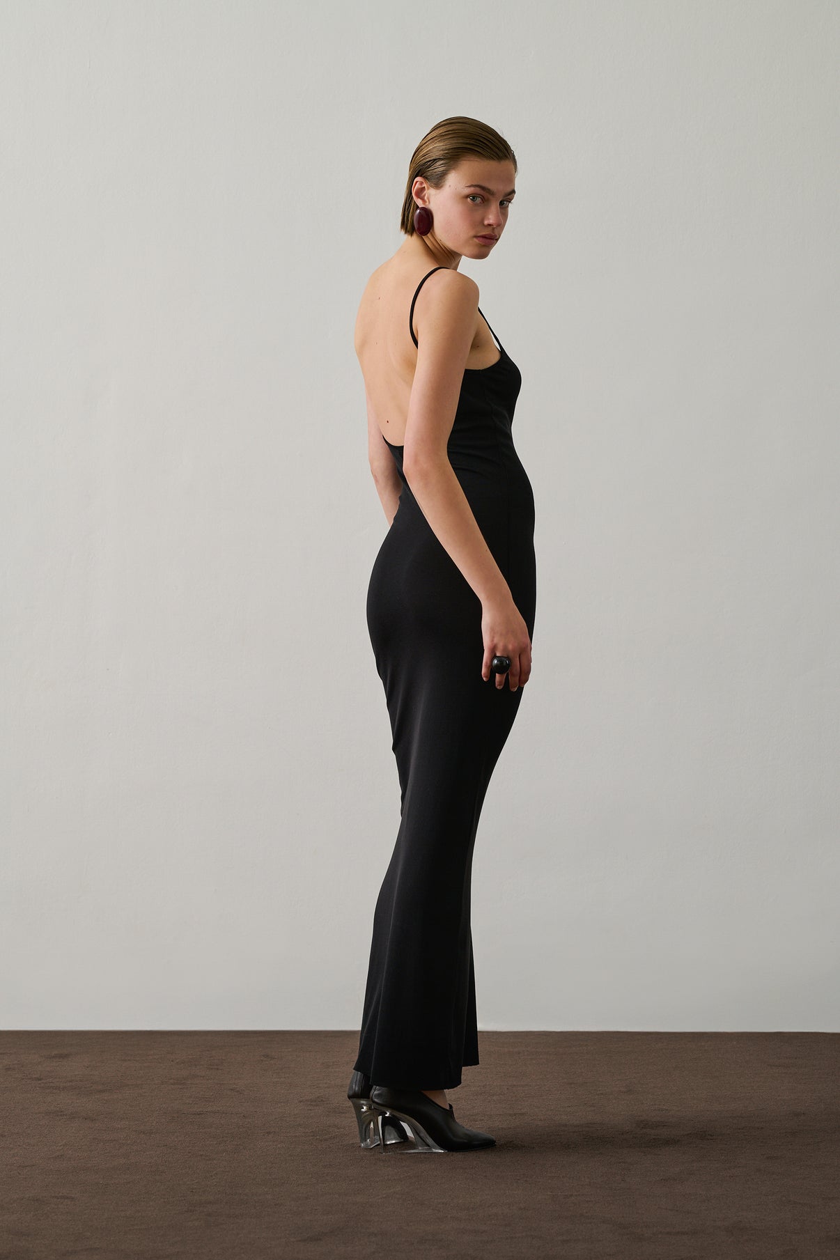 Robe Naomi - Noir - Coton - Femme vue 2