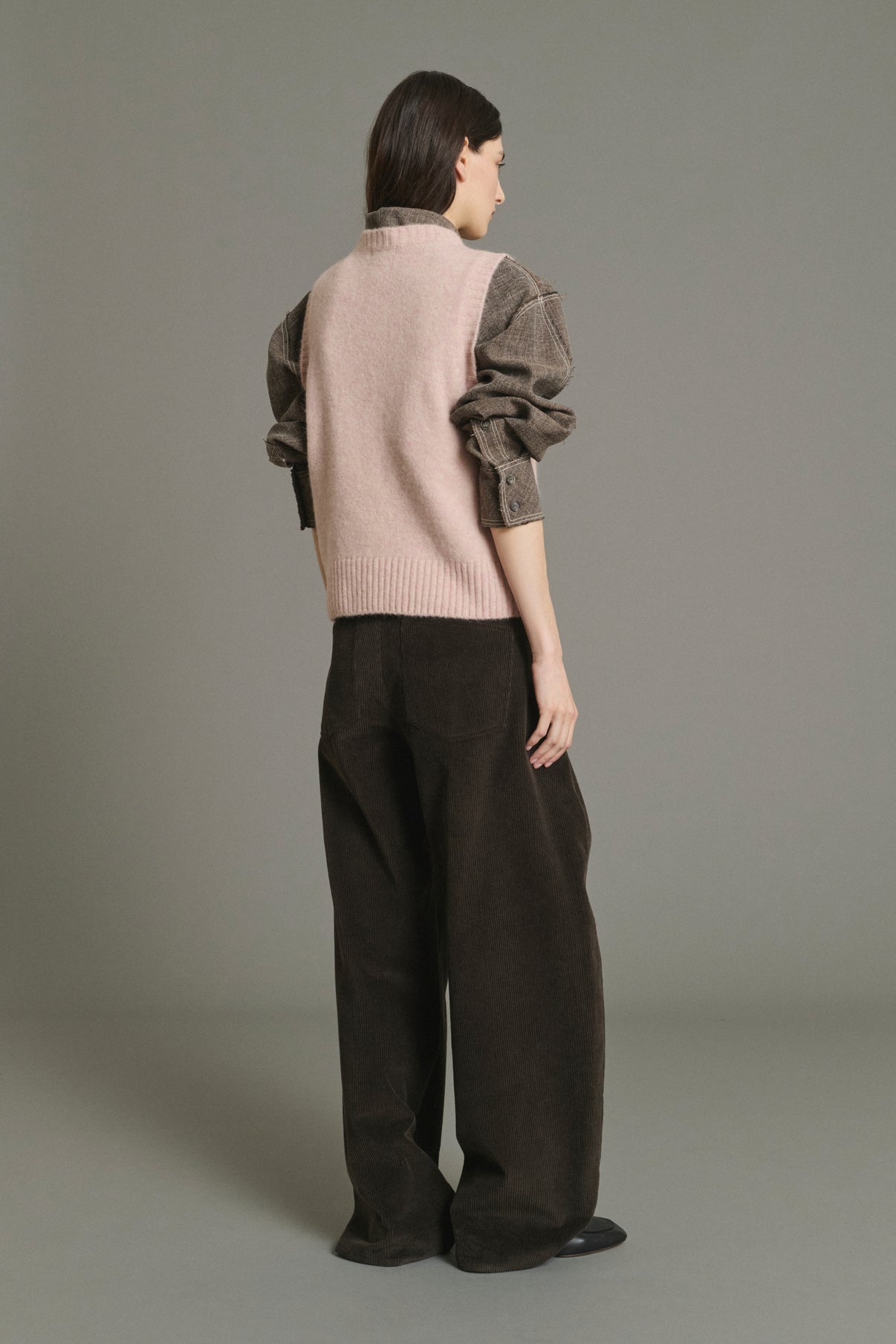 Pull Namaste - Rose Pâle - Laine - Femme vue 2