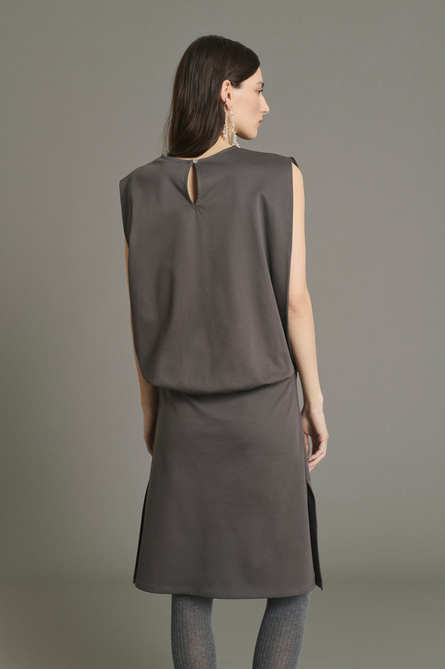 Kleid Jolene - Schiefer - Baumwolle - Damen
