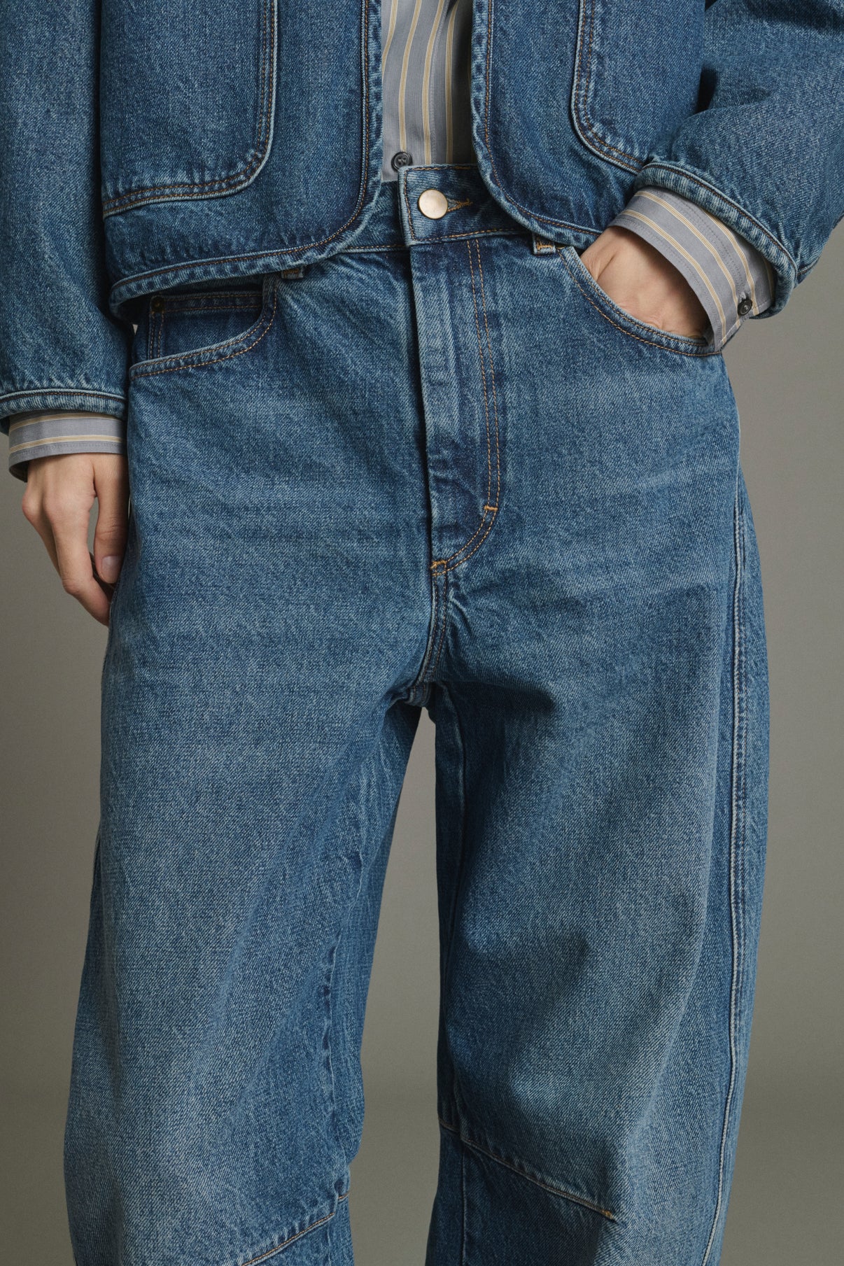 Jean Eliott - Bleu Denim Ample Femme - Soeur vue 5