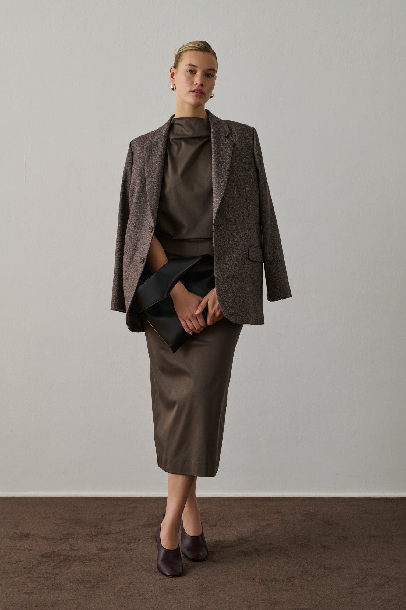 Veste Dune - Marron/Écru - Laine - Femme