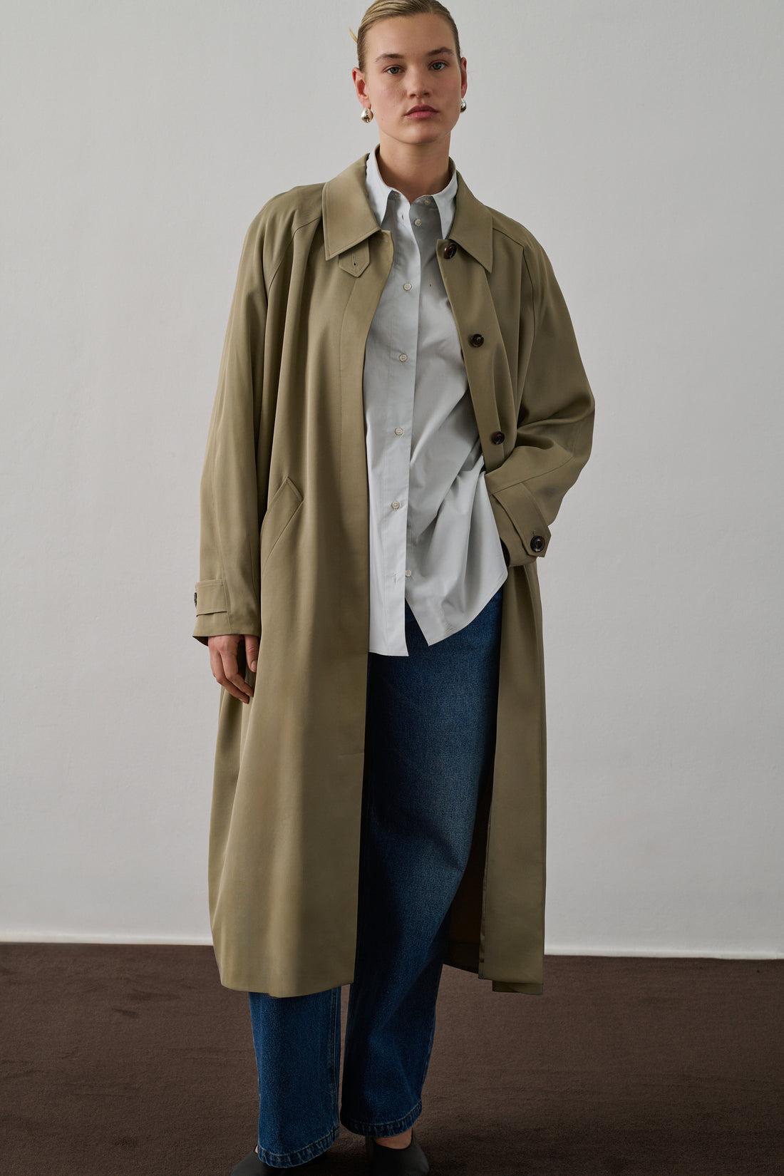 Trench Fritz - Sauge - Femme