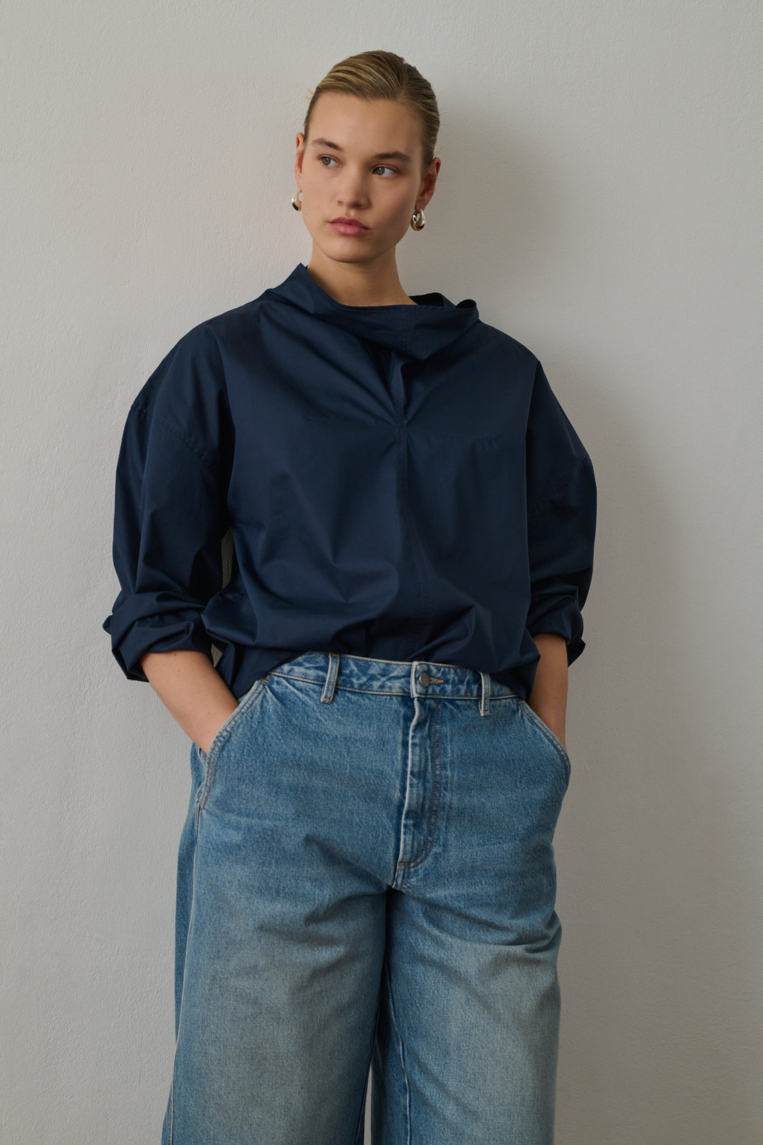 Blouse Fidji - Bleu De Chine - Coton - Femme