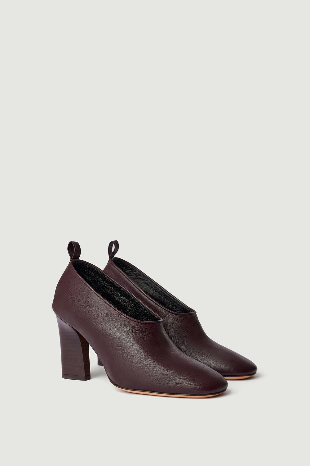 Escarpins Thea - Bordeaux Foncé - Cuir - Femme vue 5
