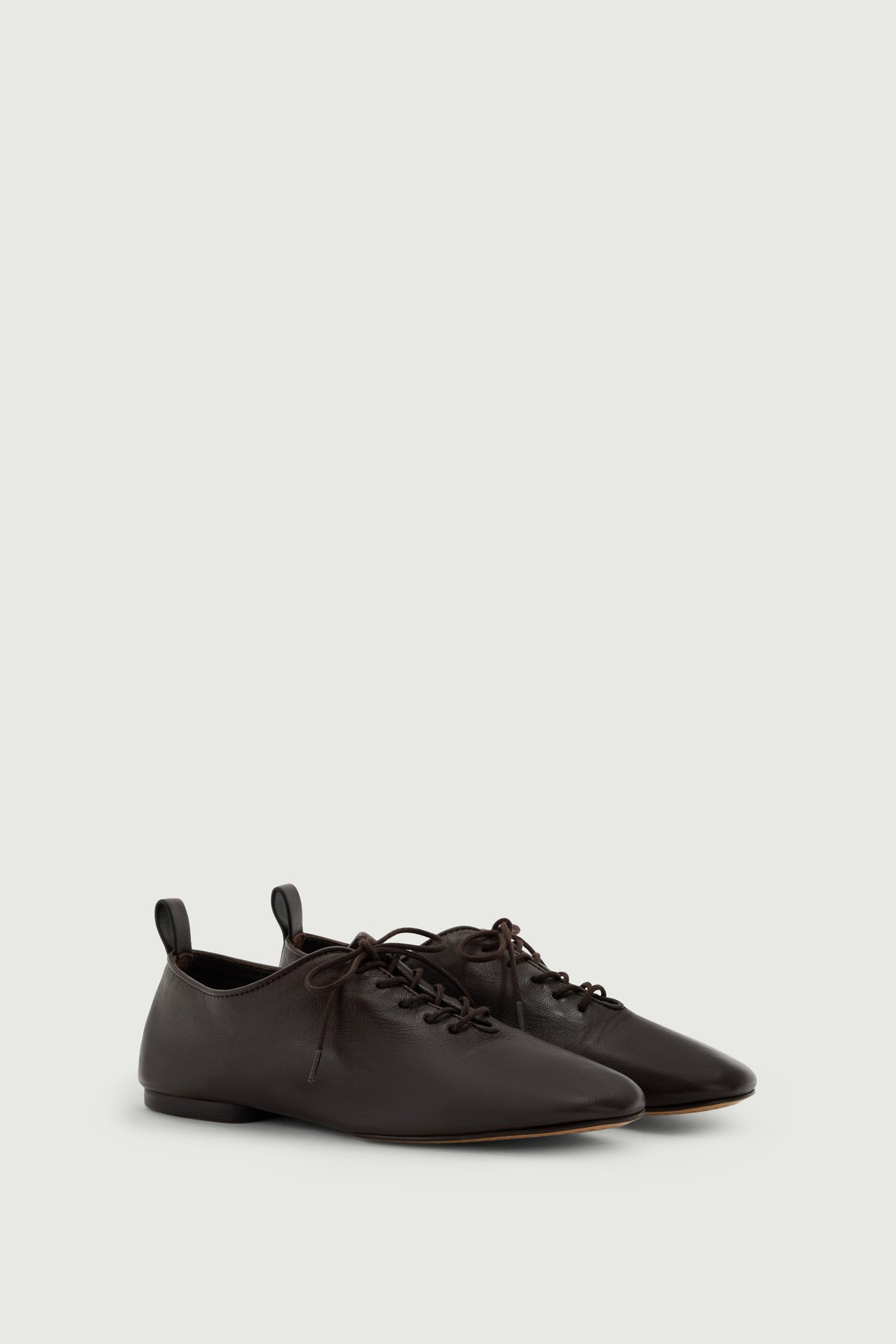 Derbies Orso - Warmes Braun - Leder - Damen vue 2