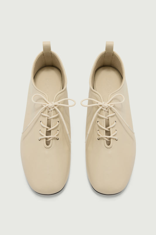 Derbies Orso - Ivoire Cuir Souple Femme - Soeur