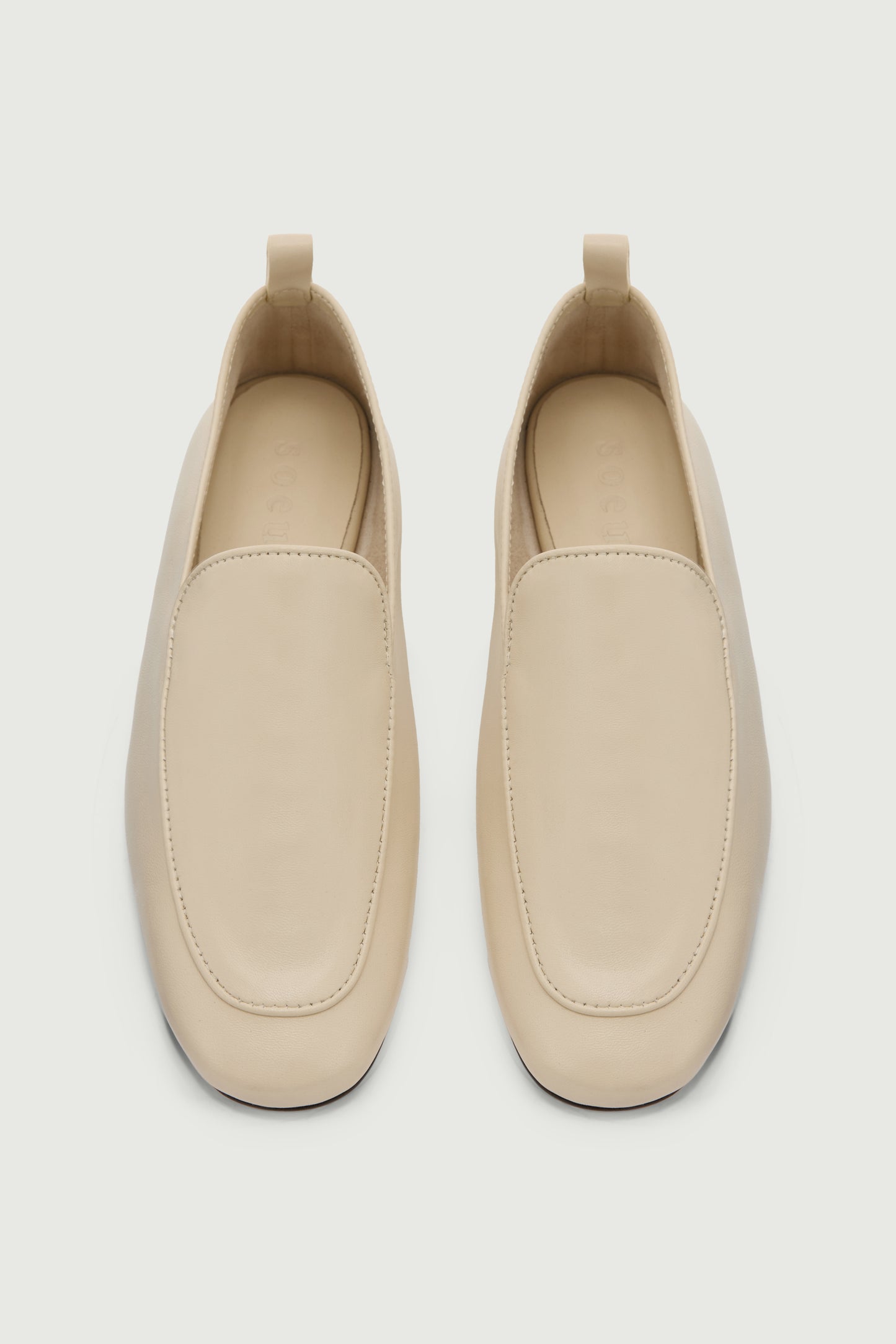 Mokassins Nine - Elfenbein - Leder - Damen