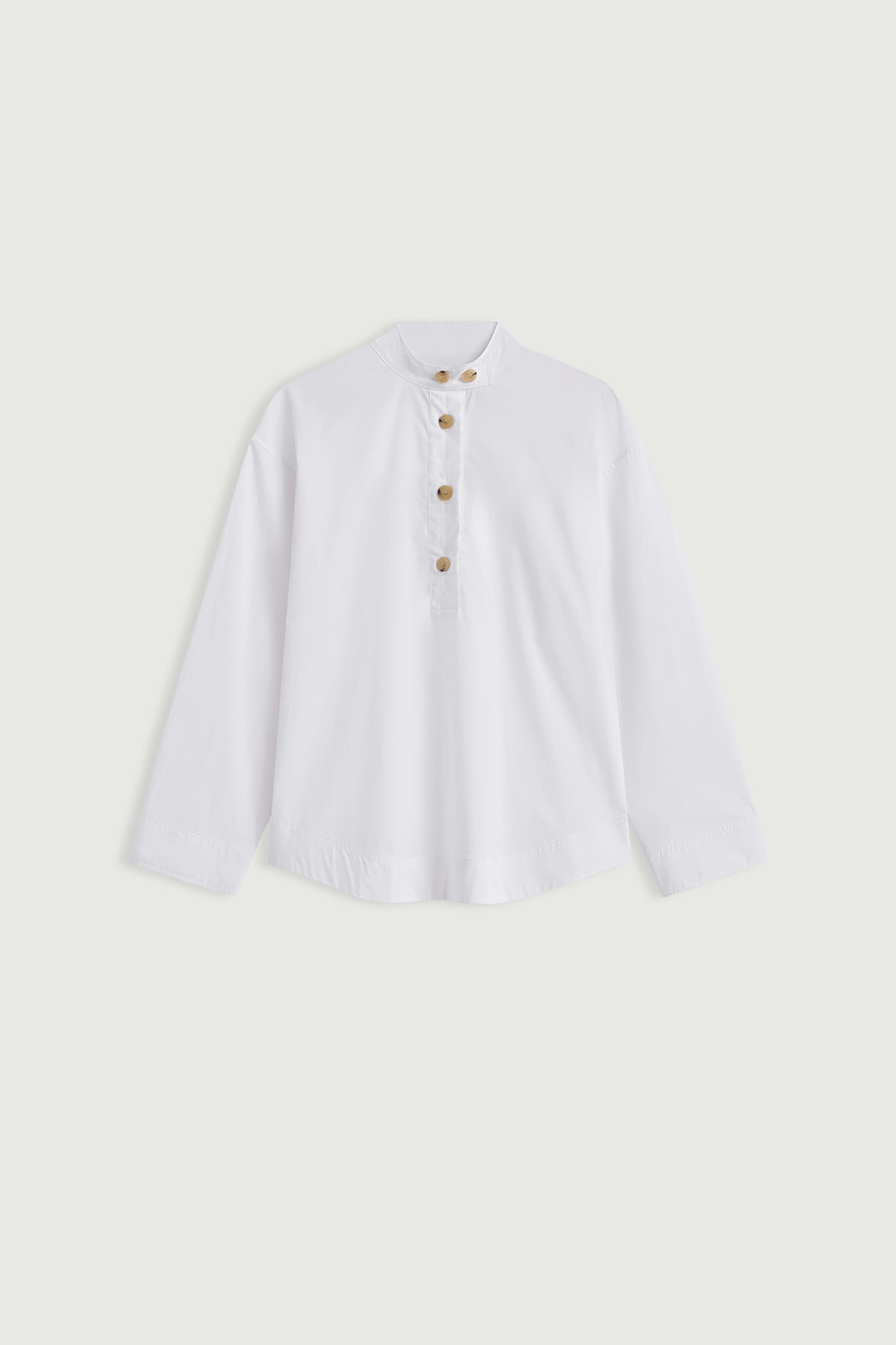 Bluse Lizzie – Gebrochenes Weiß – Baumwolle – Damen
