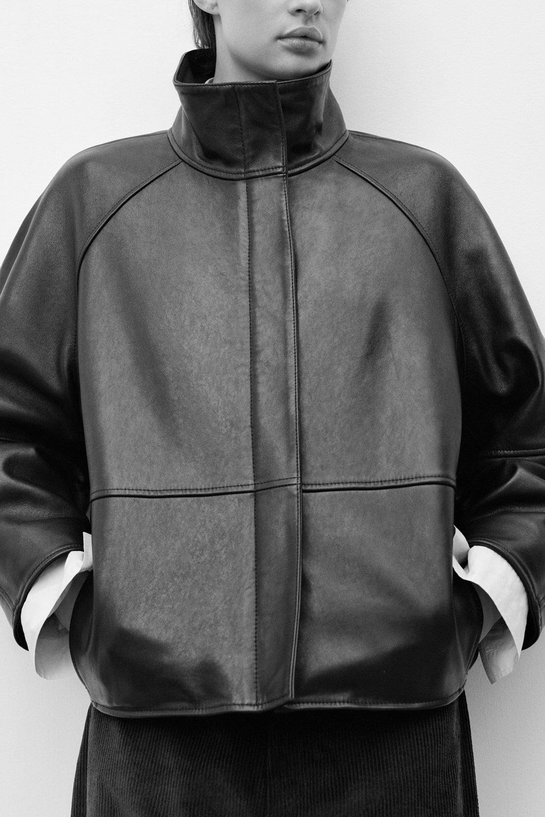 Veste Gamma - Noir - Cuir - Femme