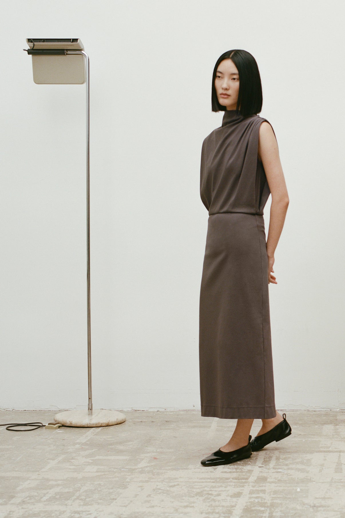 Robe Gemma - Marron/Taupe - Coton - Femme vue 7