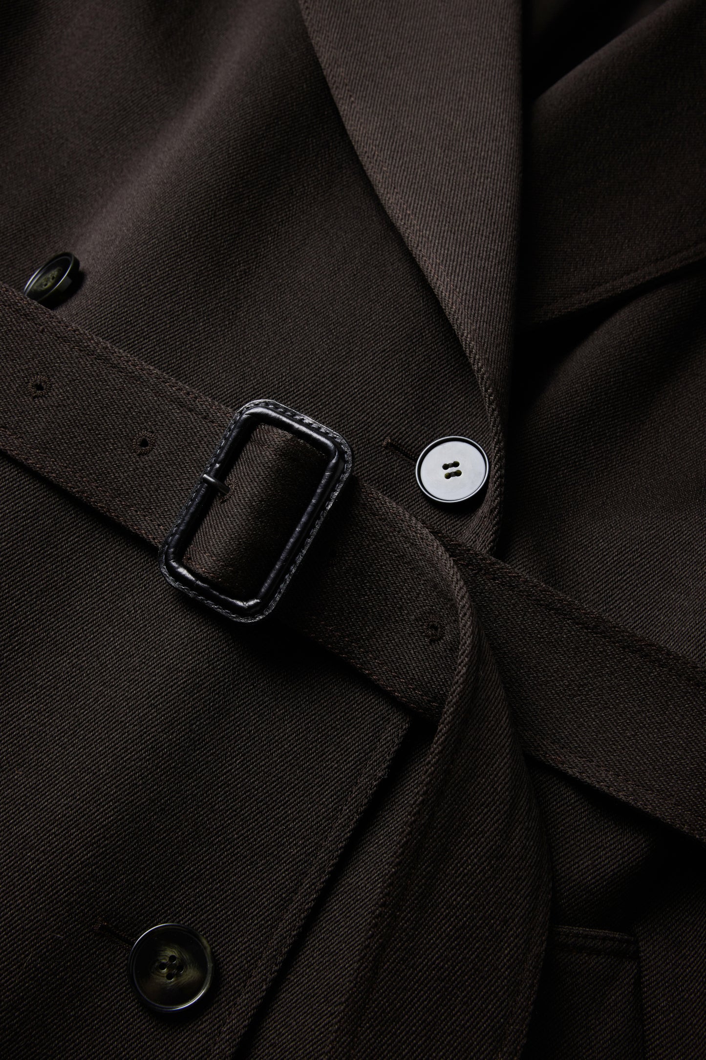 Manteau Lazare - Ébène - Laine - Femme