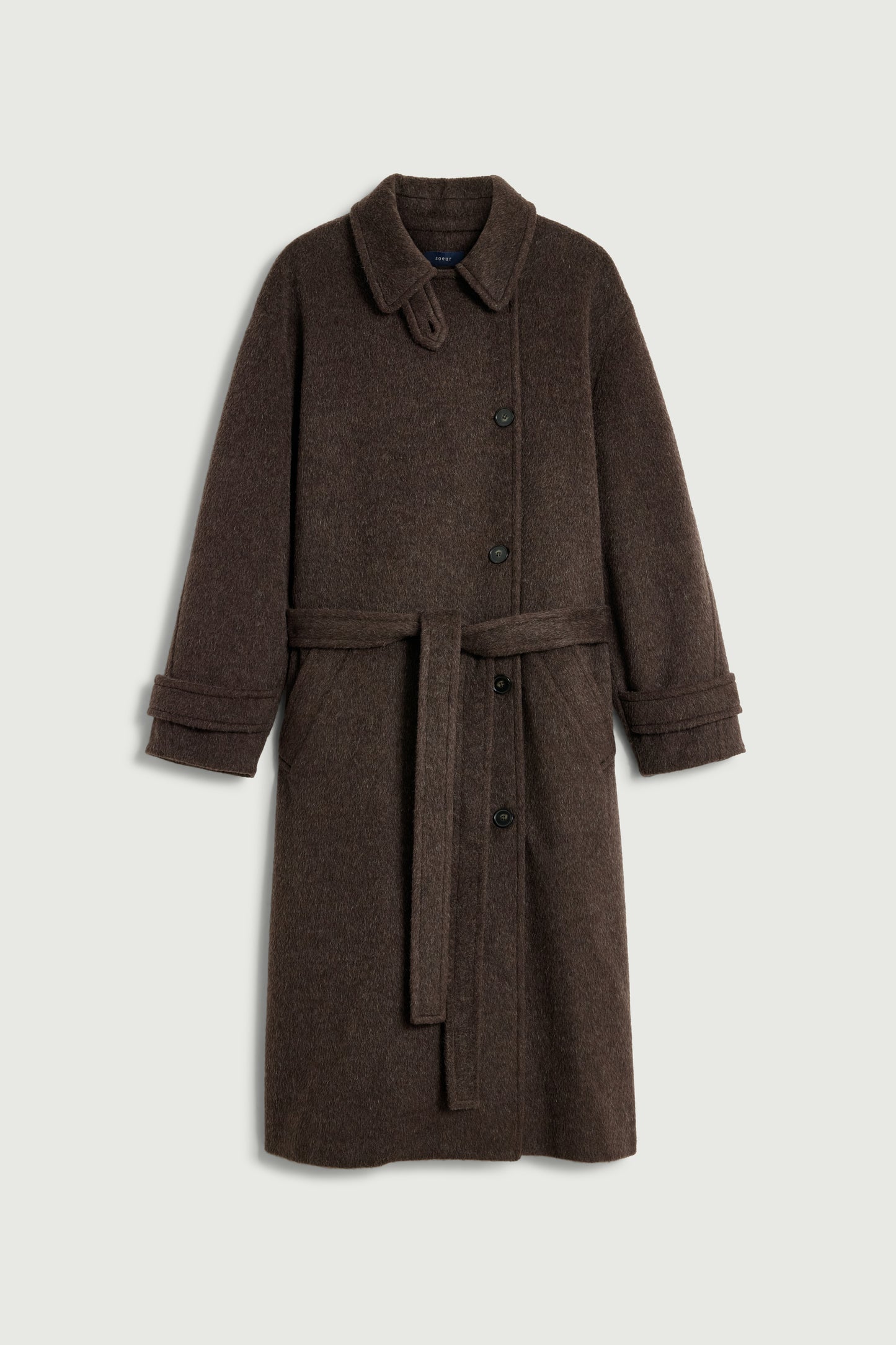 Manteau Jules - Marron - Laine - Femme