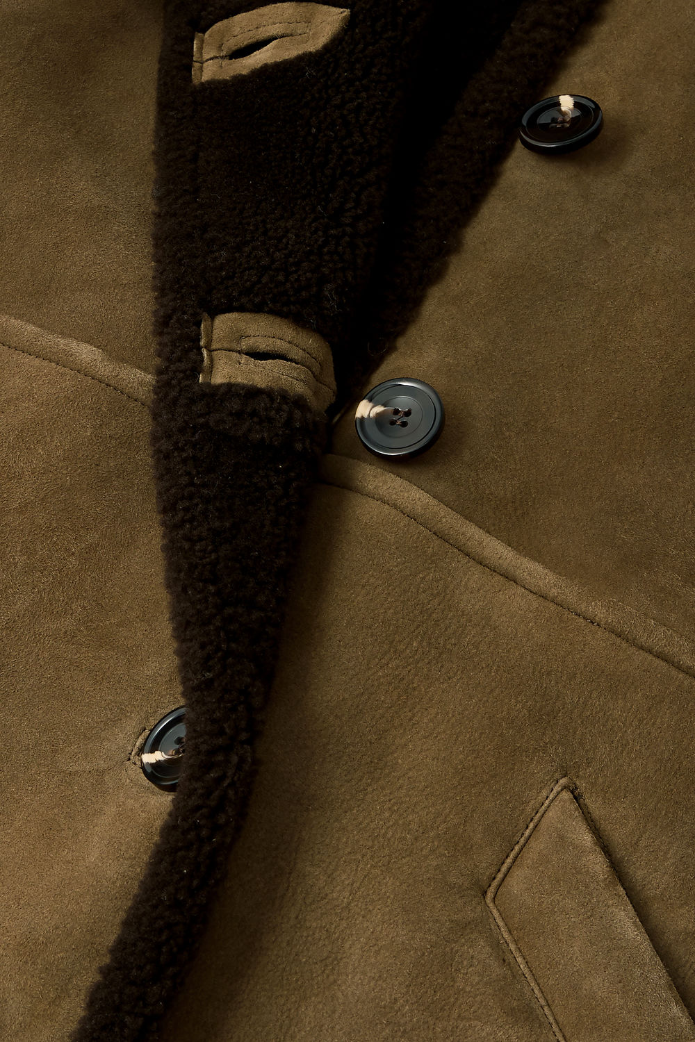 Manteau Breda - Taupe/Gris Foncé - Cuir - Femme vue 5