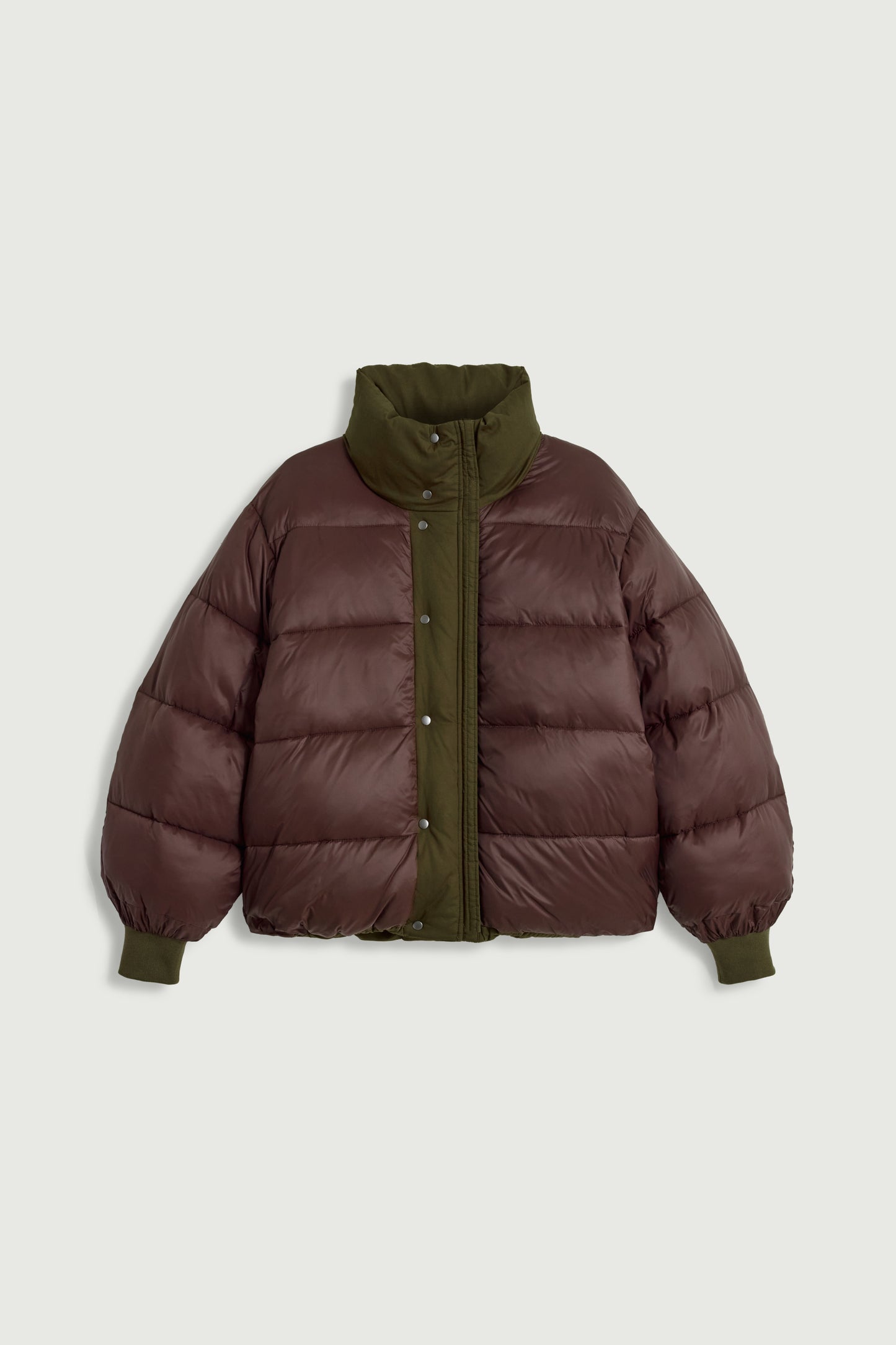 Daunenjacke Java – Khaki – Baumwolle – Damen