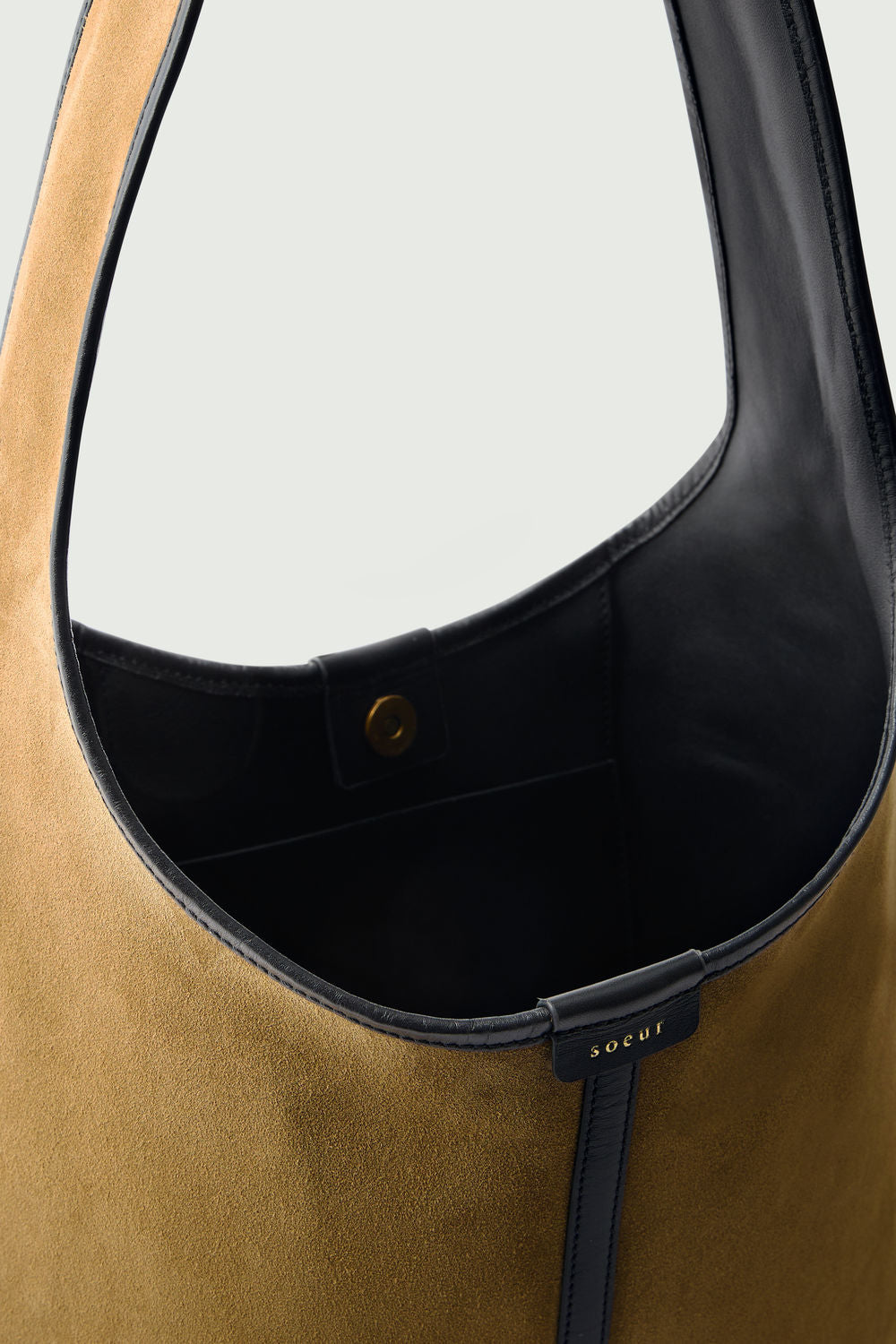 Cabas Delice - Bronze/Noir - Cuir - Femme vue 5