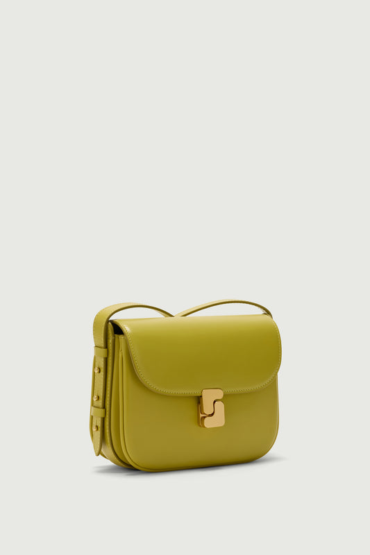 Tasche Bellissima Mini - Neongelb - Leder - Damen