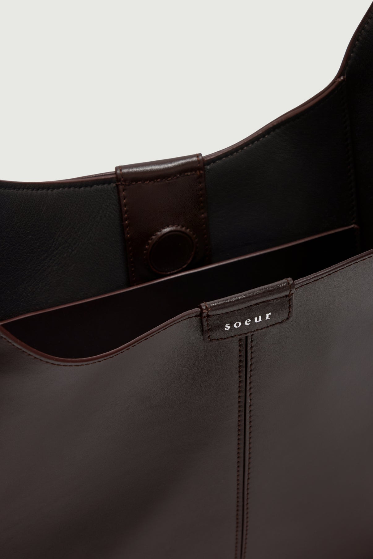 Tasche Cosima Mini – Braun – Leder – Damen vue 4