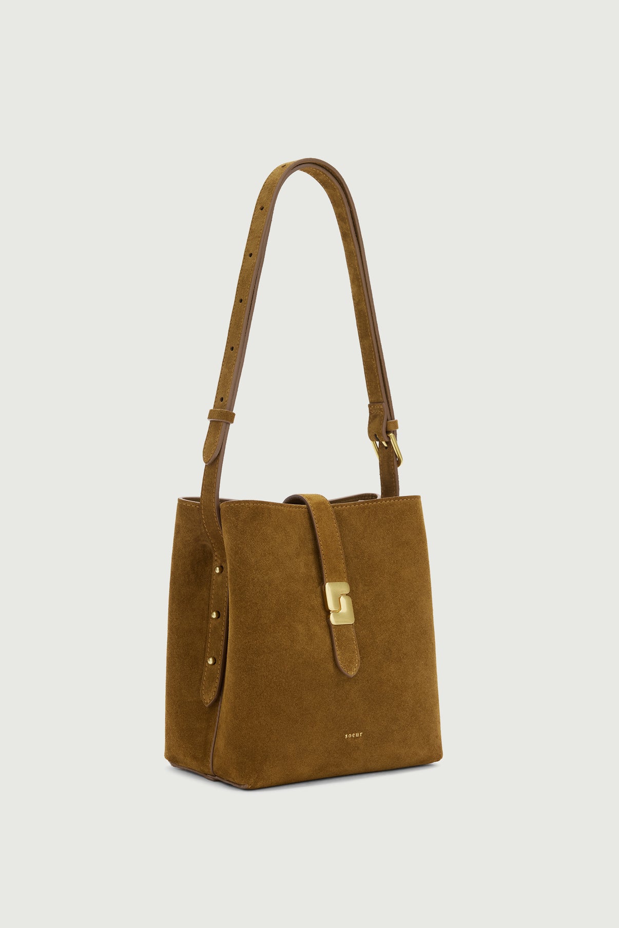 Tasche Bello Mini - Karamell - Leder - Damen vue 2