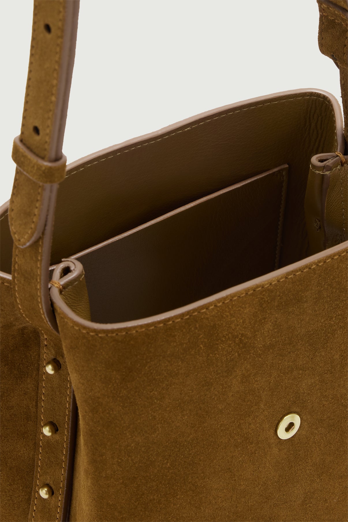 Tasche Bello Mini - Karamell - Leder - Damen vue 4