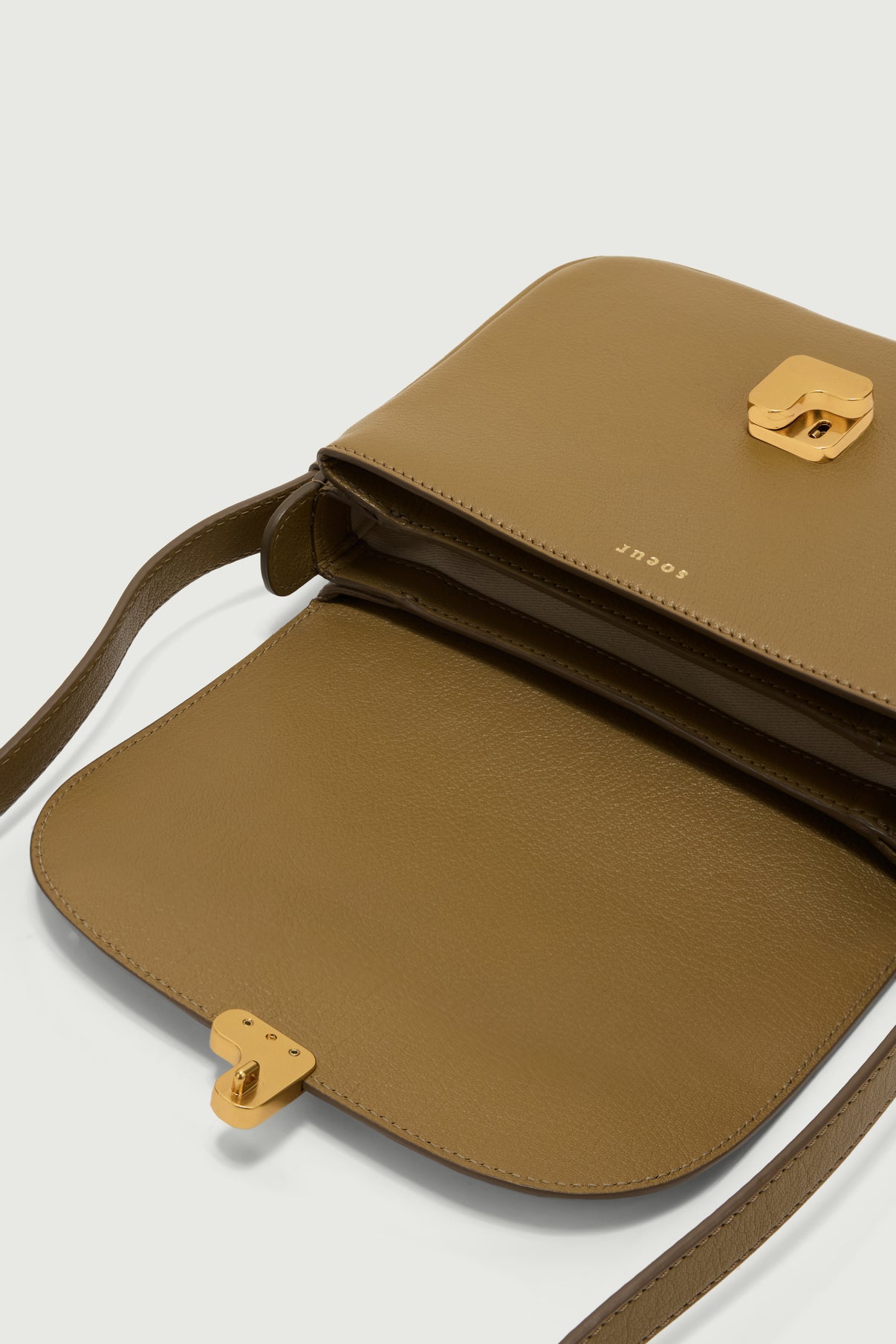 Tasche Bellissima Mini - Bronze - Leder - Damen vue 4