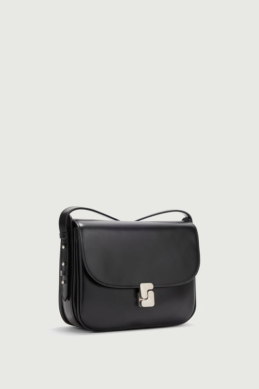 Tasche Bellissima Maxi - Schwarz - Leder - Damen