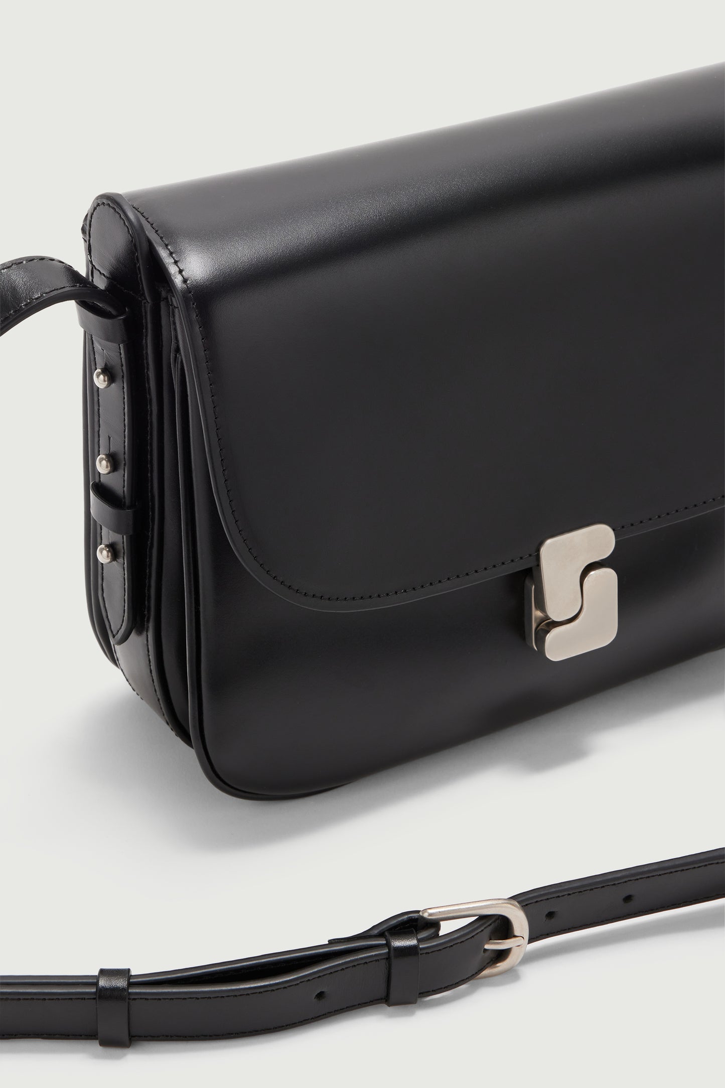 Tasche Bellissima Maxi - Schwarz - Leder - Damen