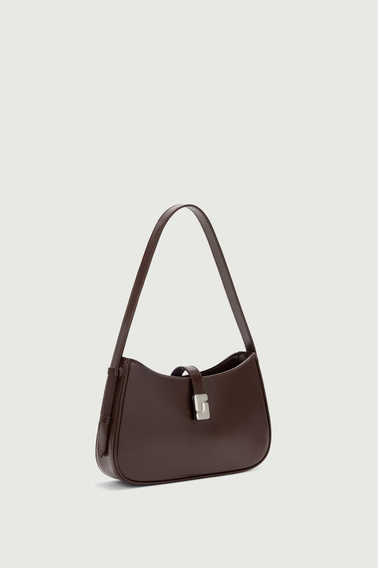 Tasche Bonnie - Schokolade - Leder - Damen