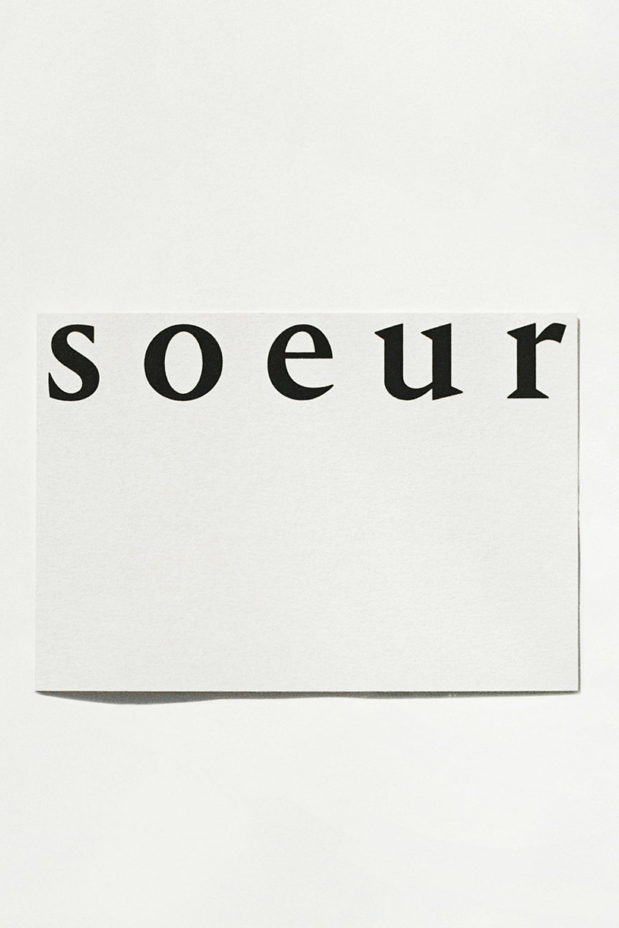 Soeur E-Gift Card N°6 vue 1