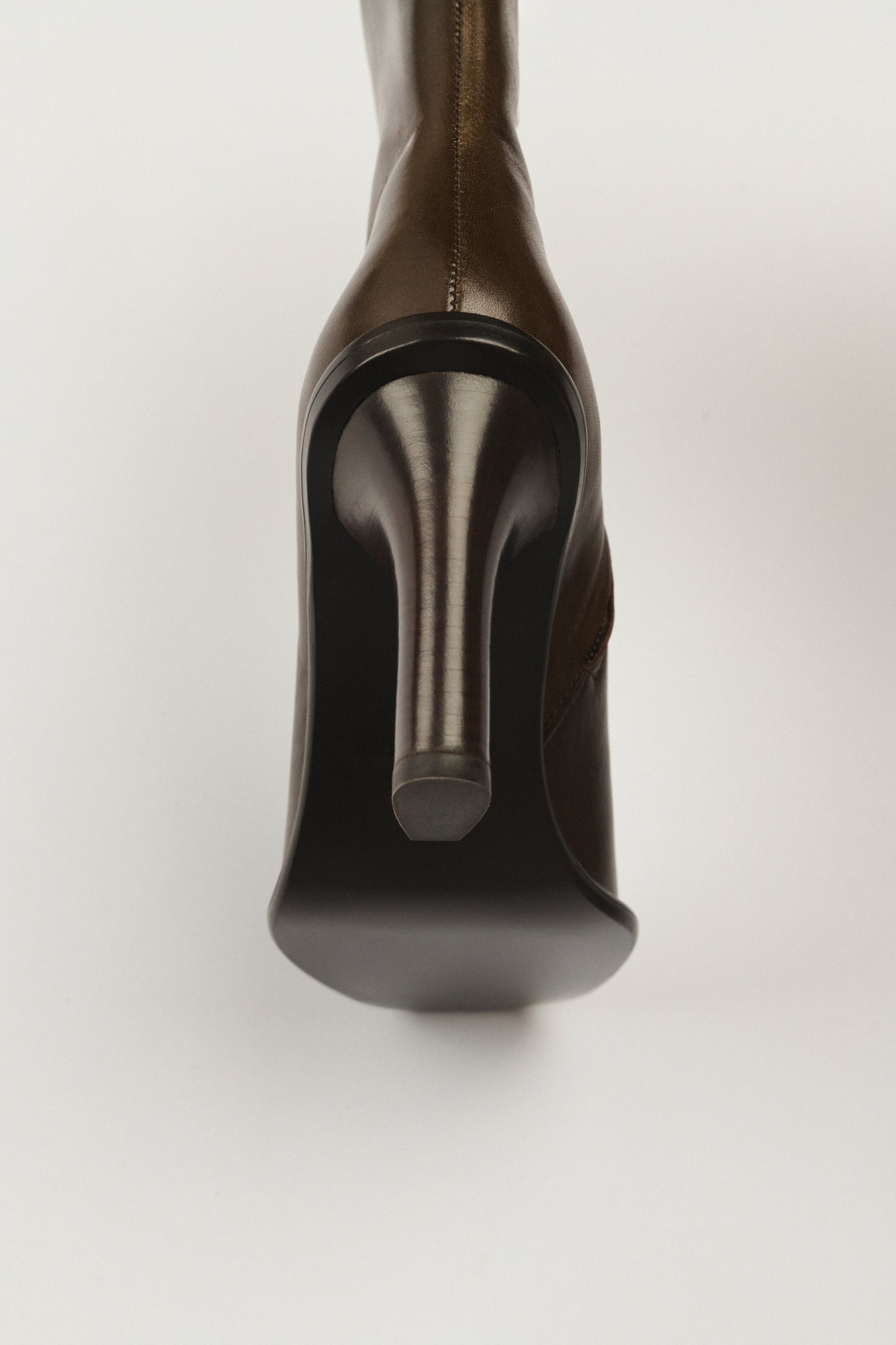 Bottes Livia - Marron Foncé Cuir Souple Femme - Soeur