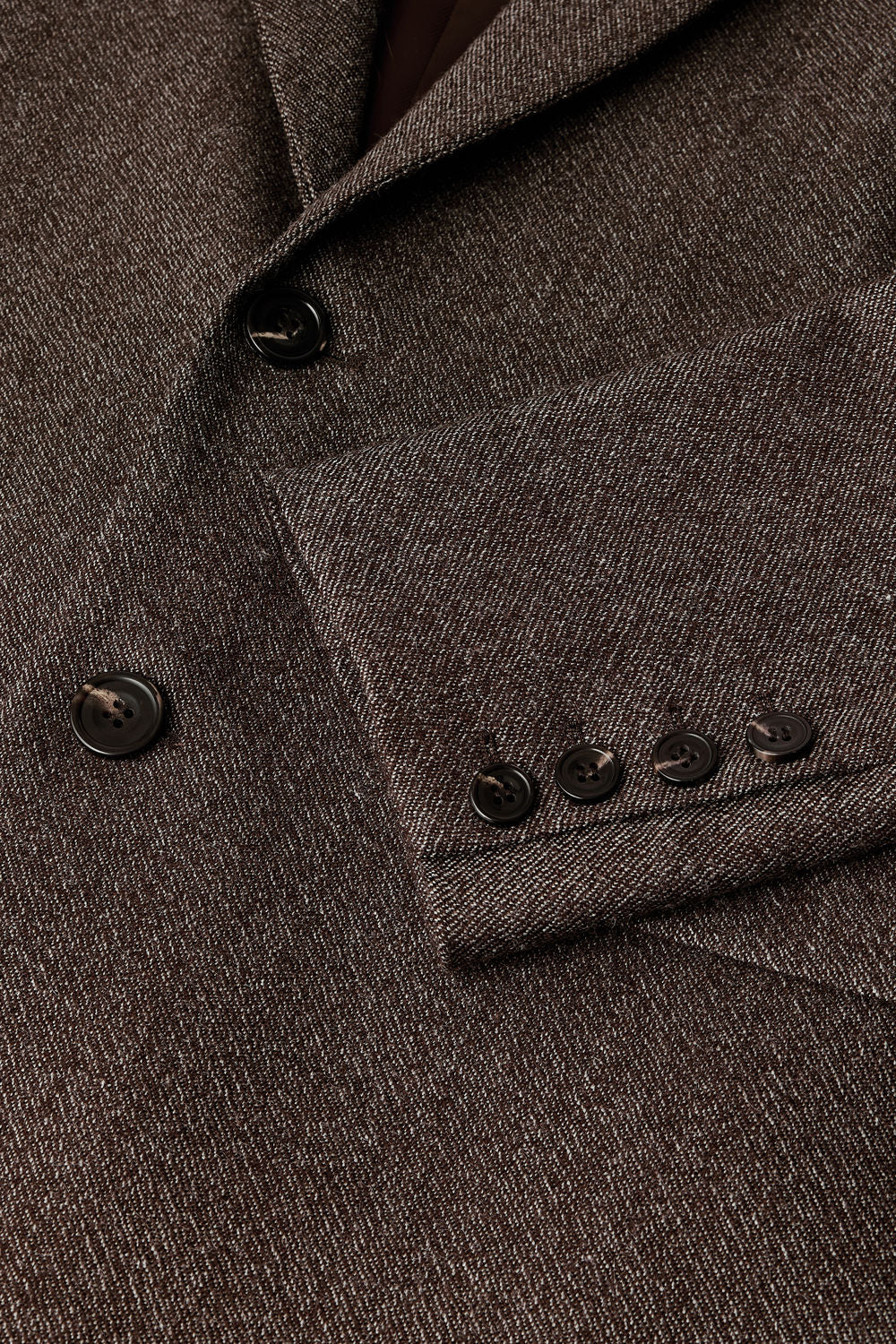 Veste Dune - Marron/Écru - Laine - Femme vue 7