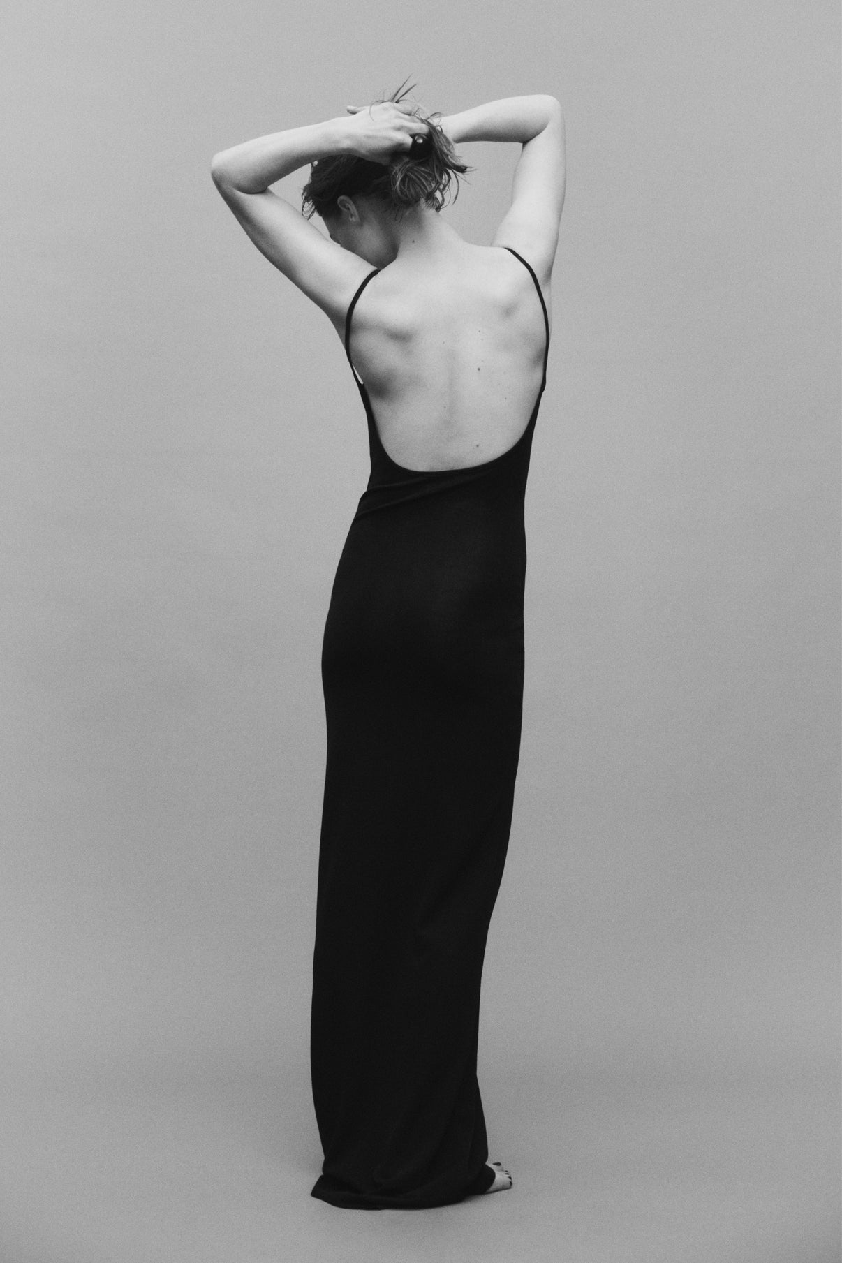 Robe Naomi - Noir - Coton - Femme vue 4